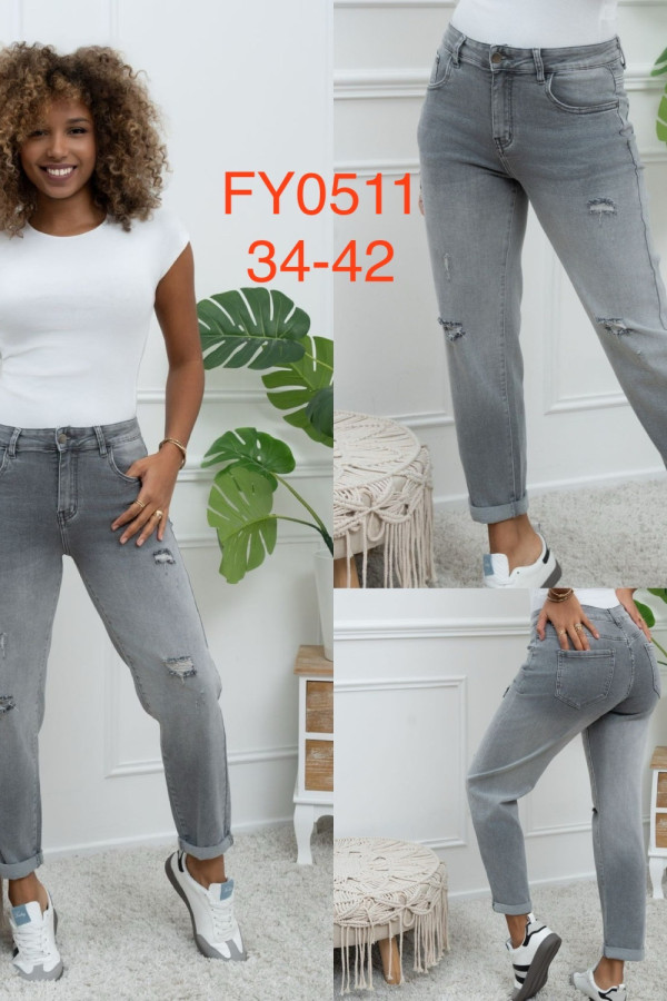 Spodnie ALABAMA (mom-fit) 2